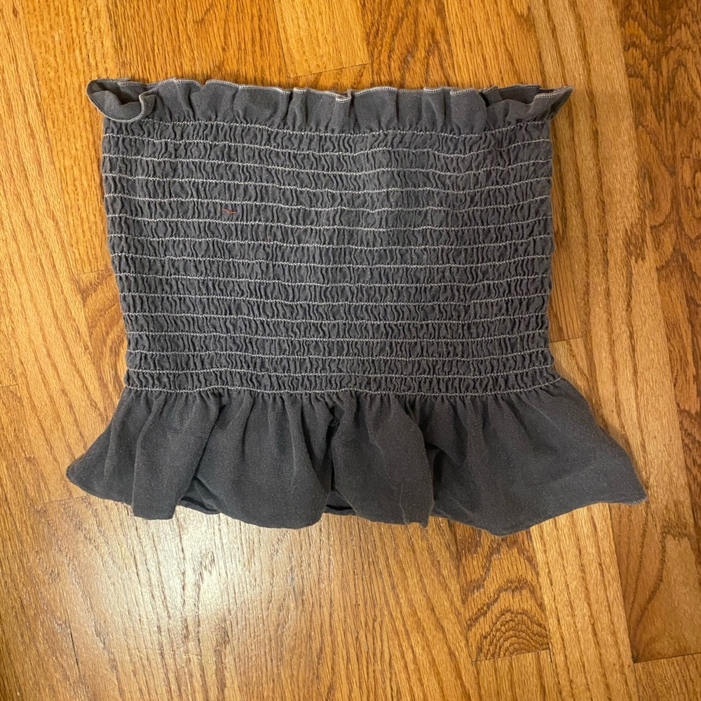 Dark Gray Tube Top